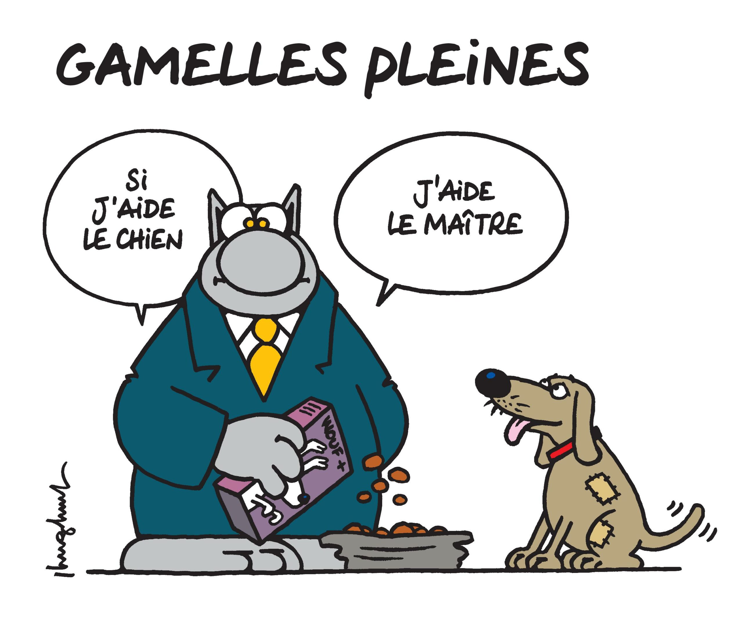 Philippe Geluck et « le Chat » se mobilisent.